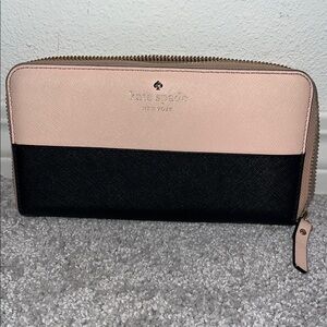 Kate Spade Pink and Black Wallet